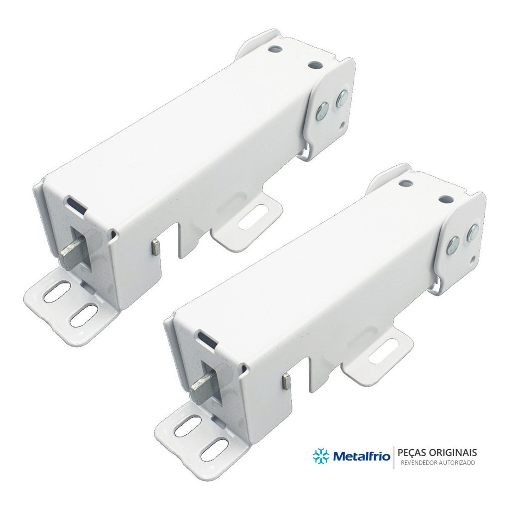 Kit 2 Dobradiças Com Mola Para Freezer Horizontal Metalfrio Da550