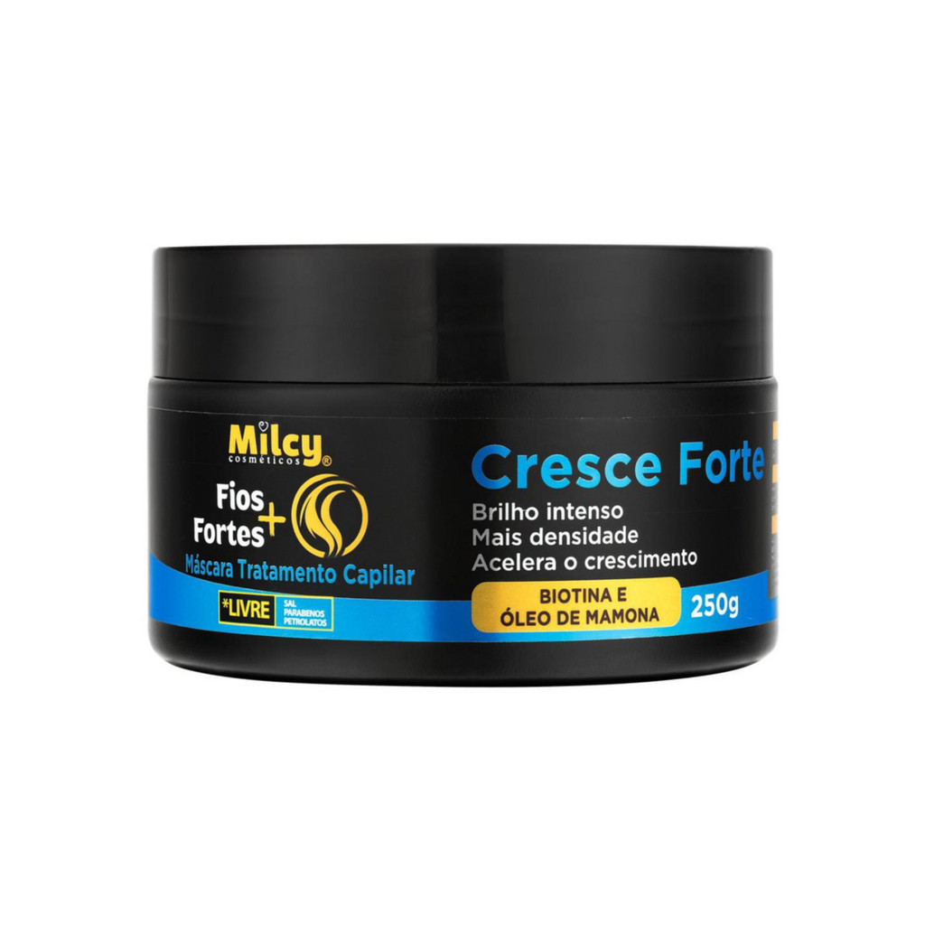 Máscara Tratamento Capilar Milcy Fios + Fortes Cresce Forte Biotina 250g