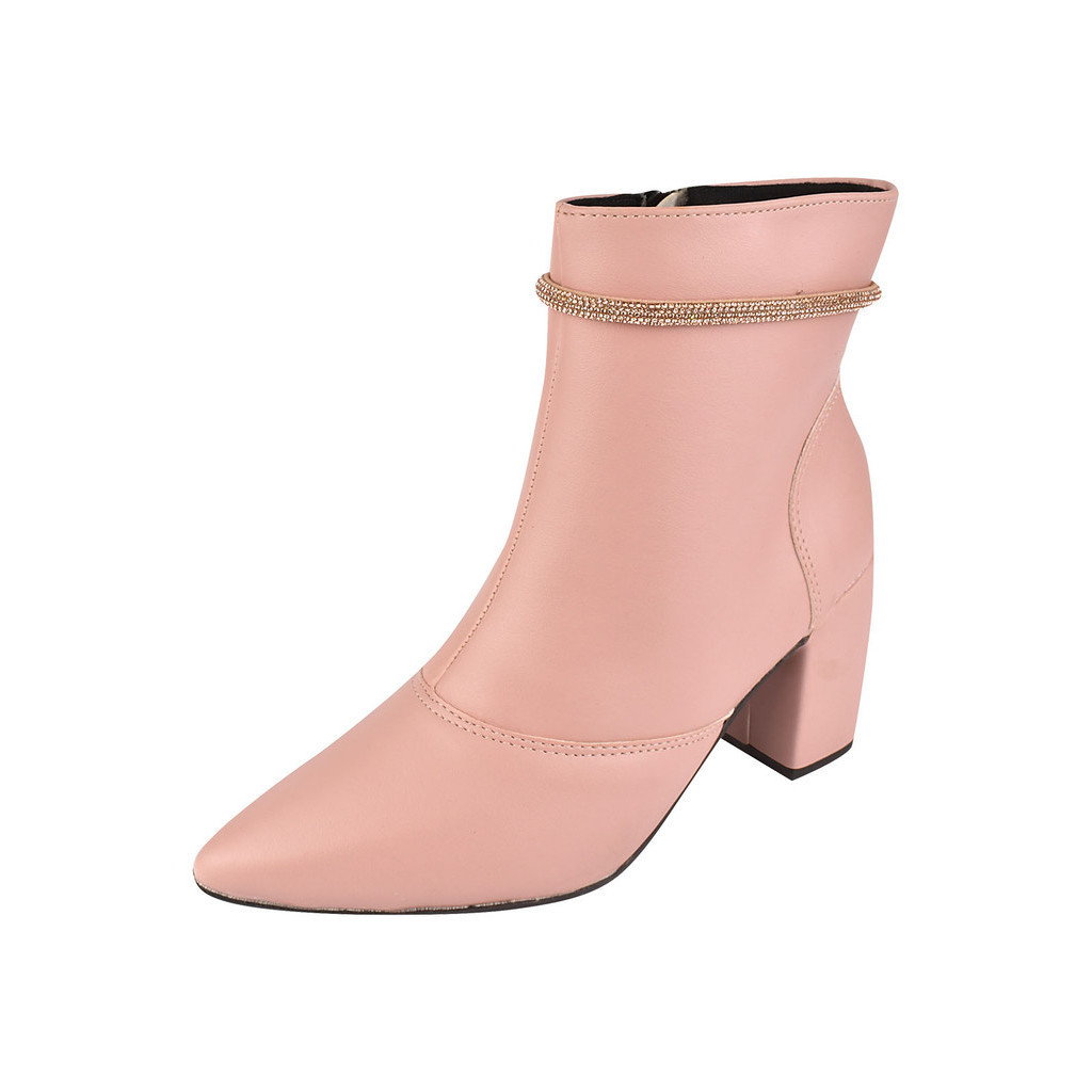 Bota Feminina Cano Curto Nude: Onde Comprar | BuscaProdutos