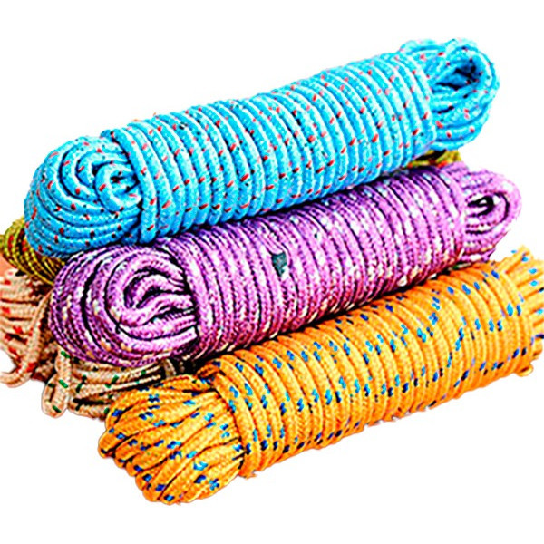 20m De Corda P/ Varal De Teto Quintal Apto Nylon Reforçada resistente colorida para varal de area de serviço