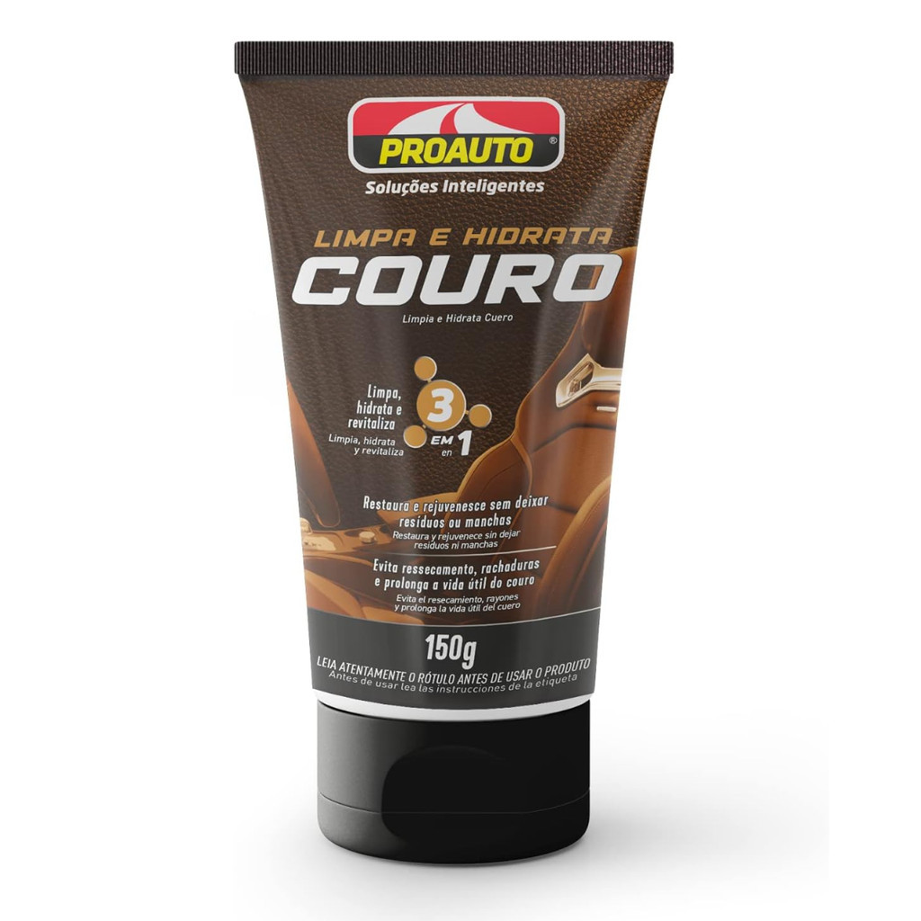 Limpa e Hidrata Couro Proauto 150G em Oferta na Shopee