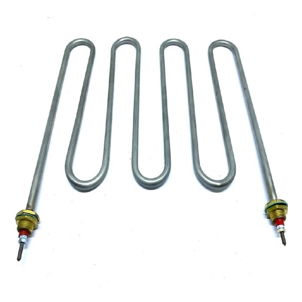 Resistência Elétrica 3 Curvas em Aço Inox 304 2000W 220W para Sauna Seca Sodramar