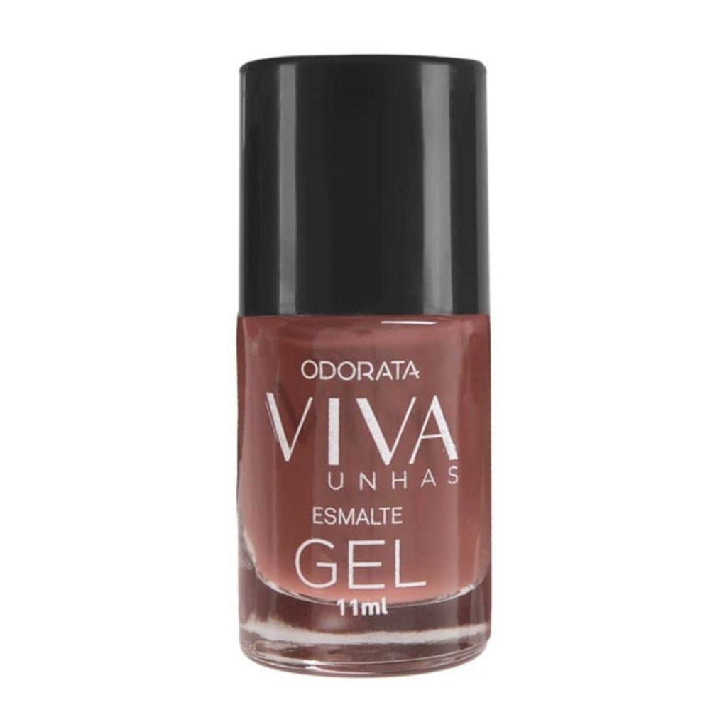 Esmalte em Gel Nude Avelã Viva Unhas Odorata 11ml REF 2684