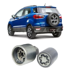 Kit Antifurto Original Farad Para Estepe Ford Ecosport Todas