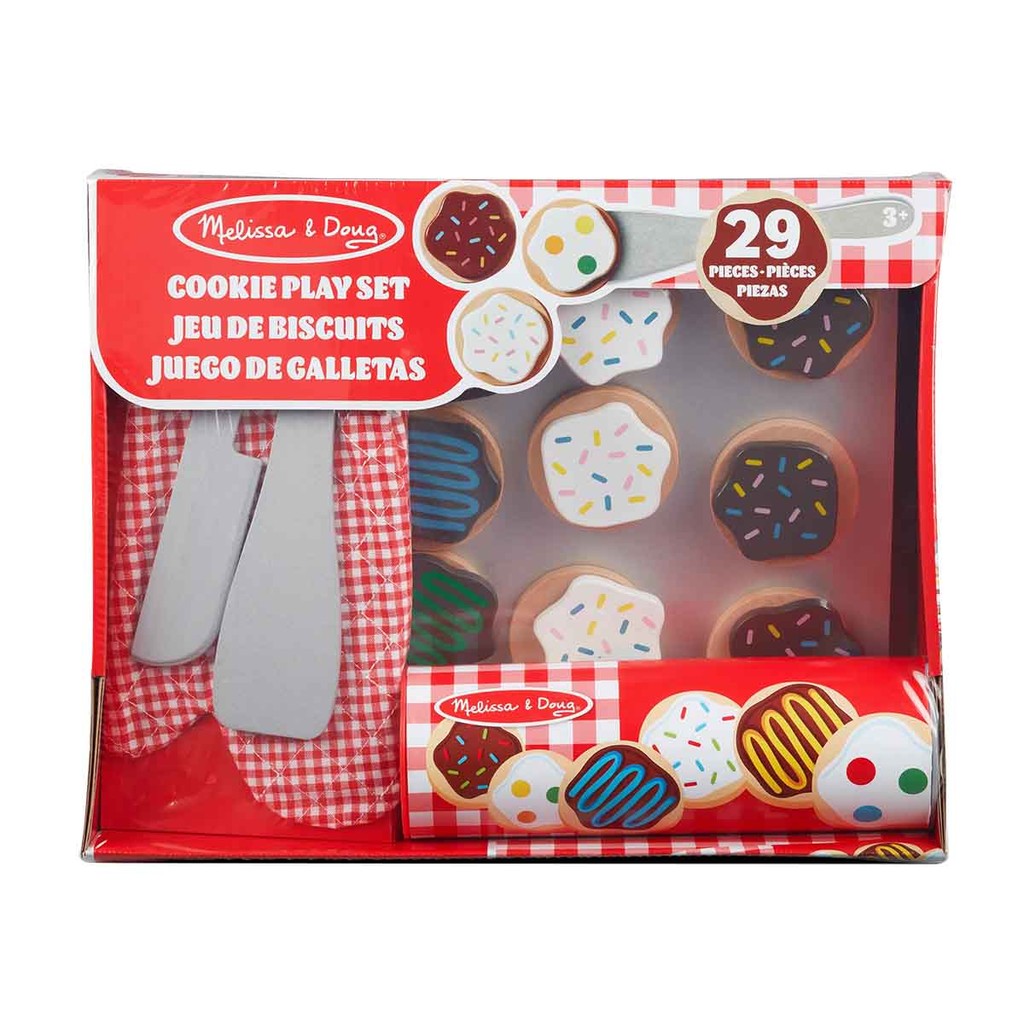 Comidinha de Brinquedo Madeira Cookies 29pcs Melissa & Doug em Oferta na Shopee