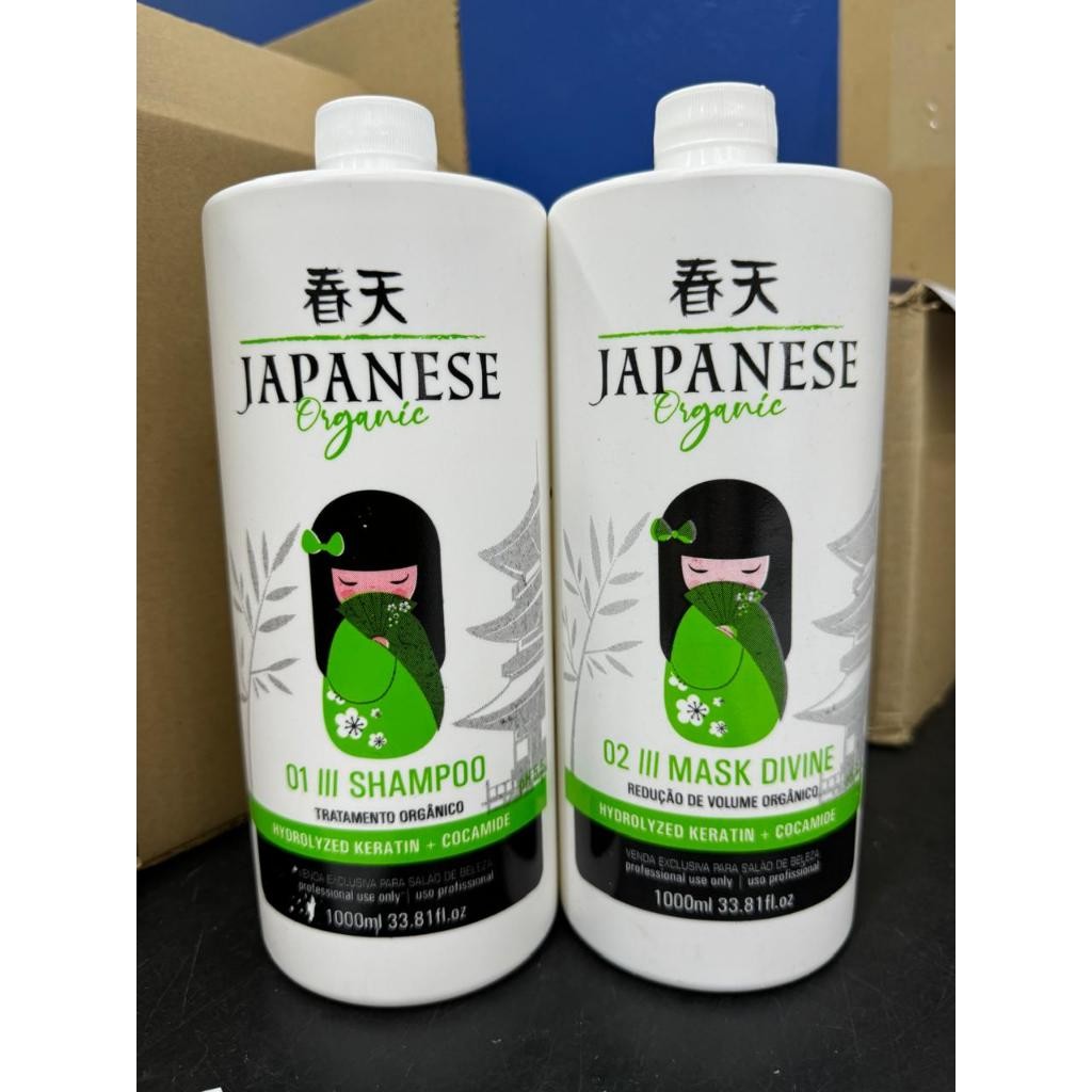 KIT PARA TER CABELOS PERFEITOS JAPONESA ORGANICA PROGRESSIVA JAPA 2X1 LITRO ORGANICA PERFEITA A TOPS