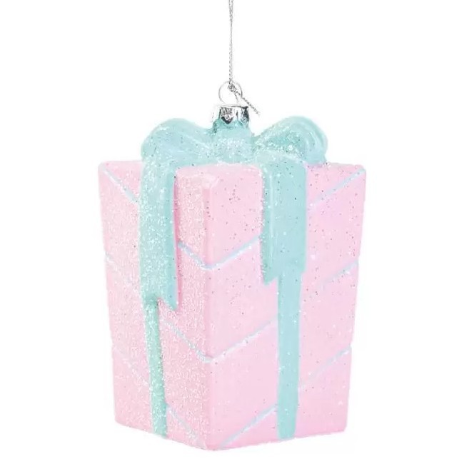 Pendente natalino Presente de Natal Candy 11 cm