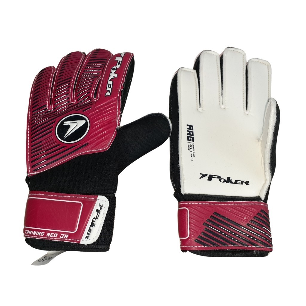 Luva de Goleiro Futebol de Campo Junior Infantil Training Neo Jr Poker
