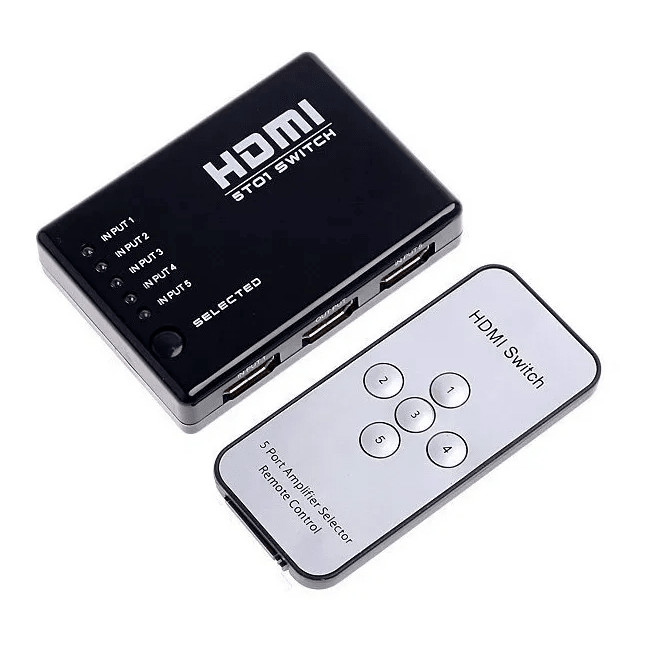 MINI HUB SWITCH HDMI 5 PORTAS KP-3460 KNUP