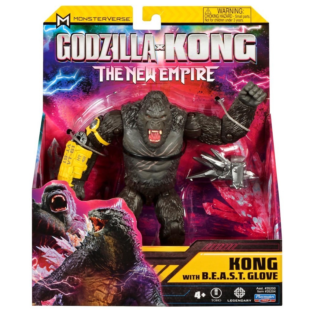 Boneco Kong com Luva B.E.A.S.T. 15 Cm - Godzilla vs Kong - Hobbies & Collections