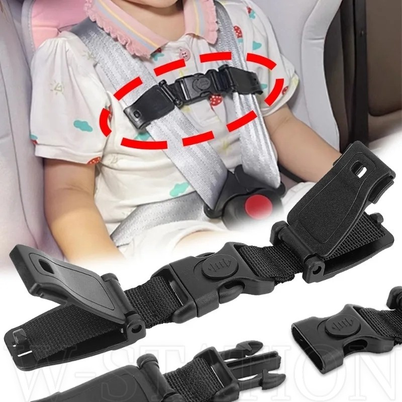 Fivela De Ajuste Do Cinto De Segurança Para Carro Infantil-Anti-Impacto Crianças Retenção Da Fita-Acessórios