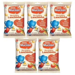 Biscoito Mucilon Meu Primeiro Lanchinho Tomate 35g Kit 5 Unidades