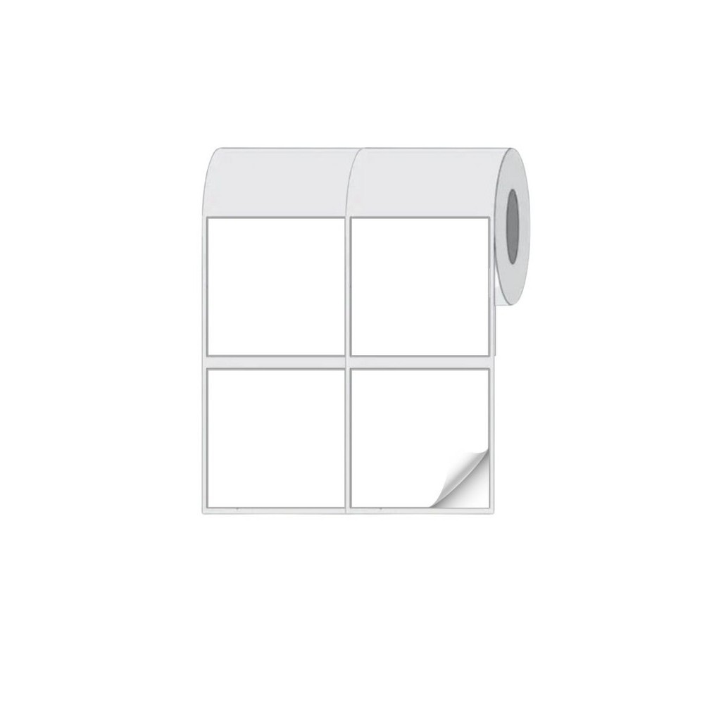 1 Rolo Etiqueta Térmica 40x40mm 4x4cm 2 Colunas Balanças Yama