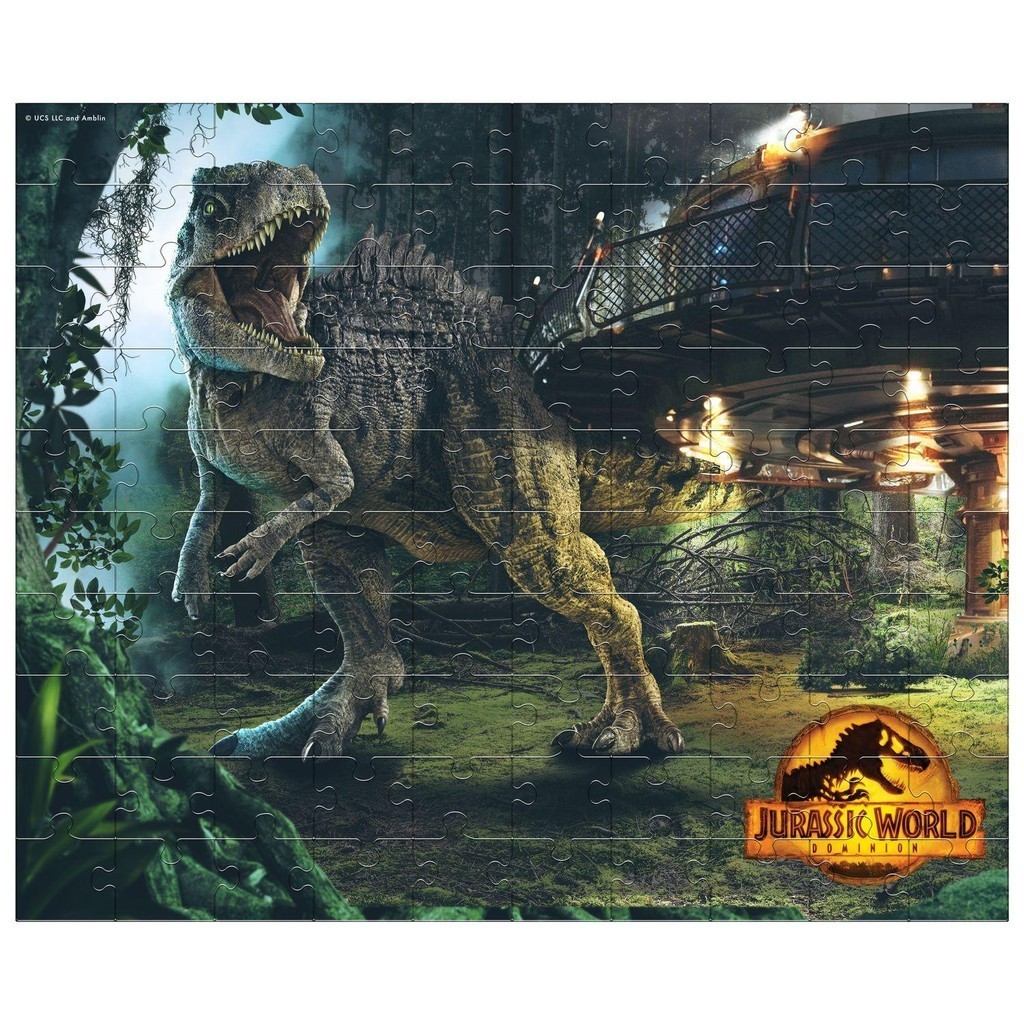Quebra- Cabeça Jurassic World Giganotossauro 100 Peças - Mimo em Oferta na Shopee