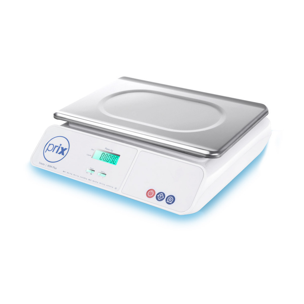 Balança Digital Toledo Prix 9094 Plus Cap 15Kg Div 2g/5g em Oferta na Shopee