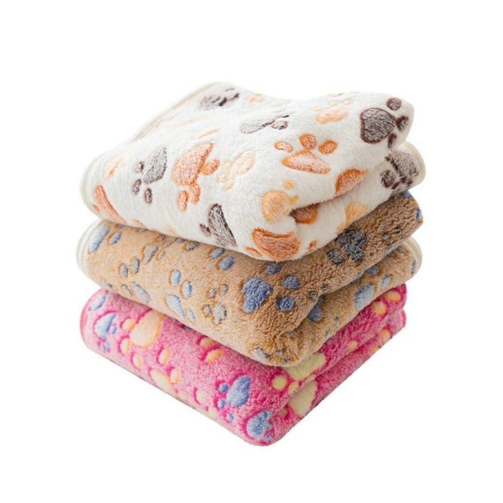2 Manta Pet Cobertor Estampado ou Cor Lisa - Cachorro e Gato 0,85x0,95 em Oferta na Shopee