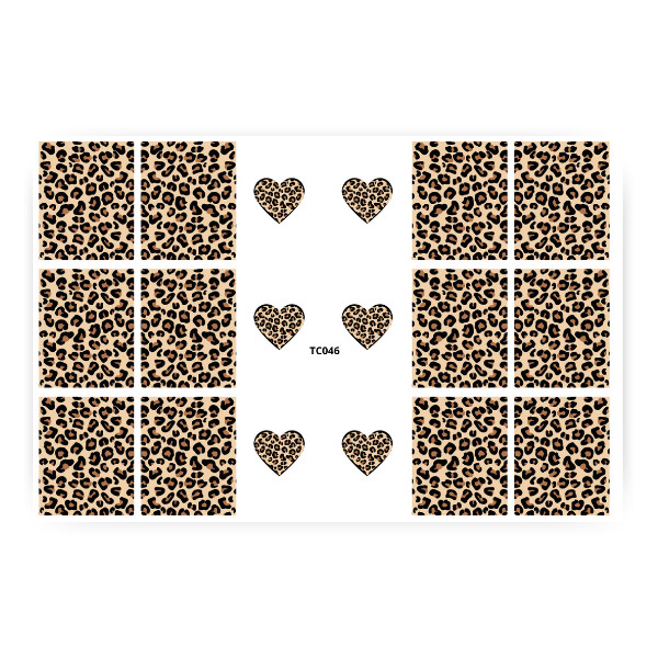 Película de Unha  - Animal Print TC046 em Oferta na Shopee