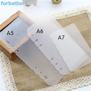 FORBETTER Divisória Universal Matte Agenda Interna De Papel Transparente A5 A6 A7 B5 A4 Separador De Planeador em Oferta na Shopee