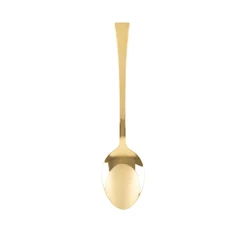 Colher para Servir Wolff Berna Dourado de Aço Inox