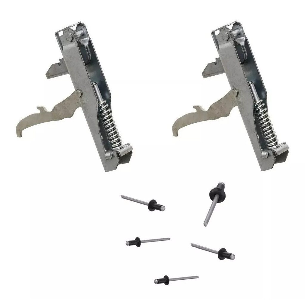 Kit 2 Dobradiças E Rebites Da Porta Fogão Brastemp Consul