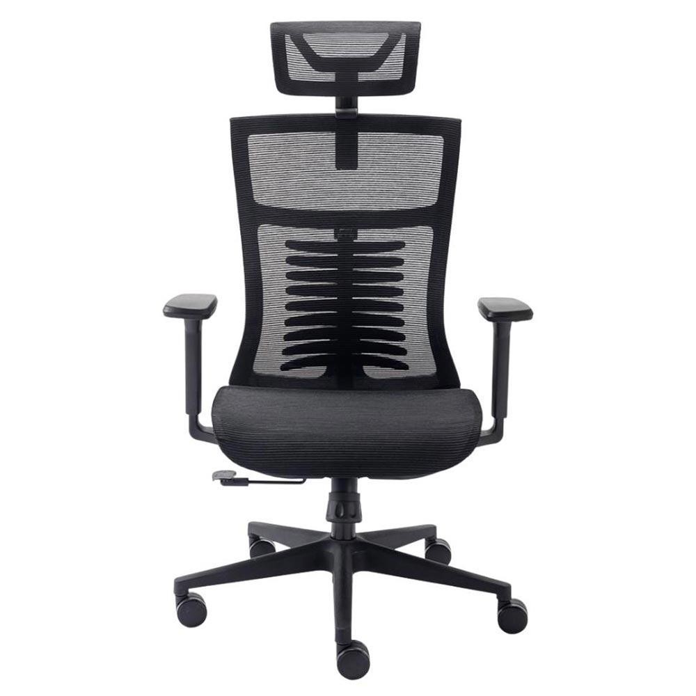 Cadeira de Escritório Giratória Vertta Pro Preta - Elements em Oferta na Shopee