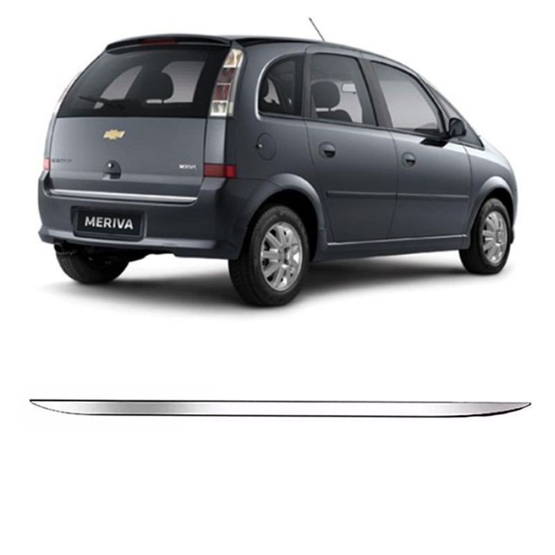 Friso Traseiro Porta Malas Meriva Cromado Resinado Genérico em Oferta na Shopee