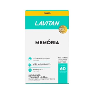 Lavitan Memória Memo Neuro Cimed com 60 capsulas em Oferta na Shopee