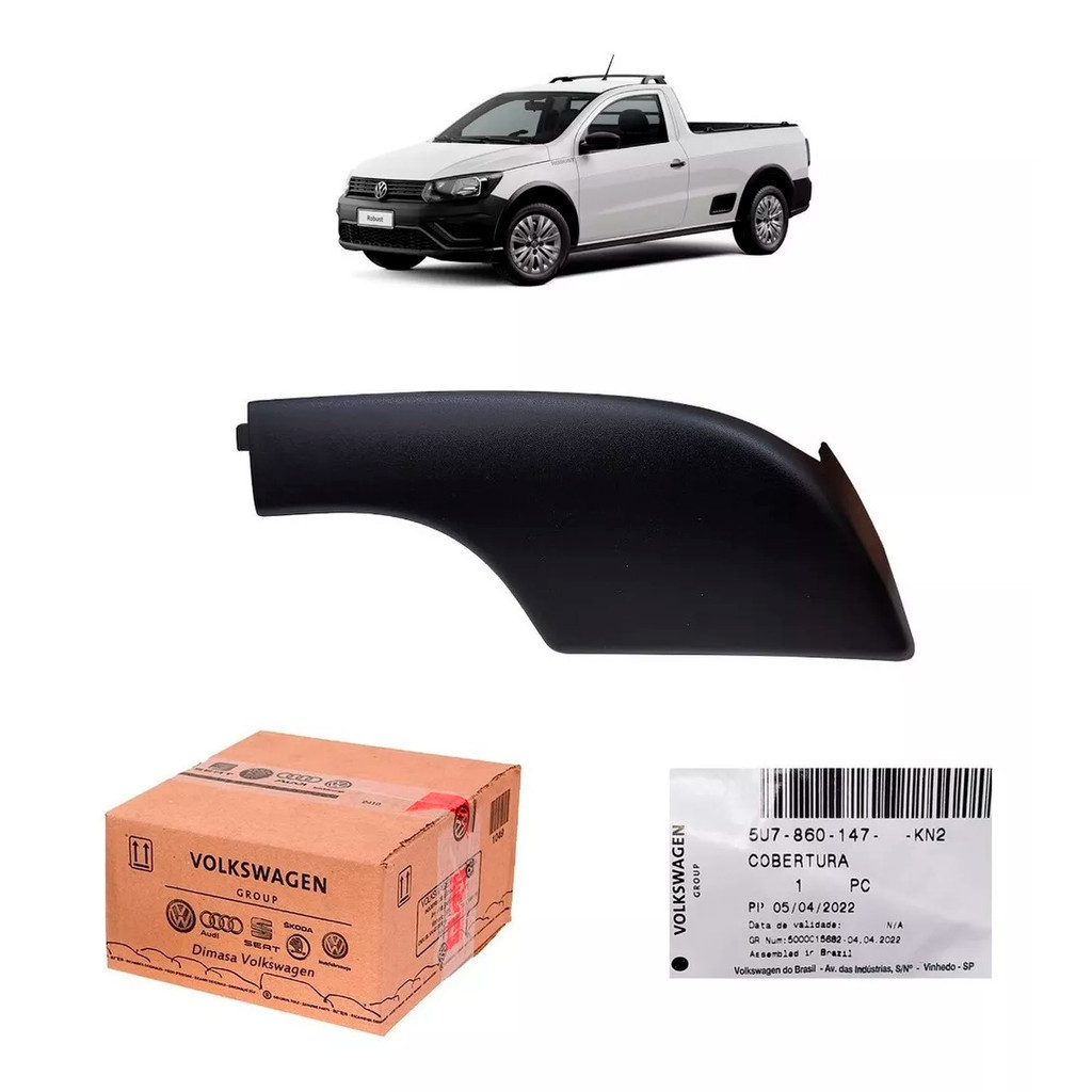 Acabamento Rack Teto Traseiro Esquerdo Saveiro G5 G6 G7 G8 em Oferta na Shopee