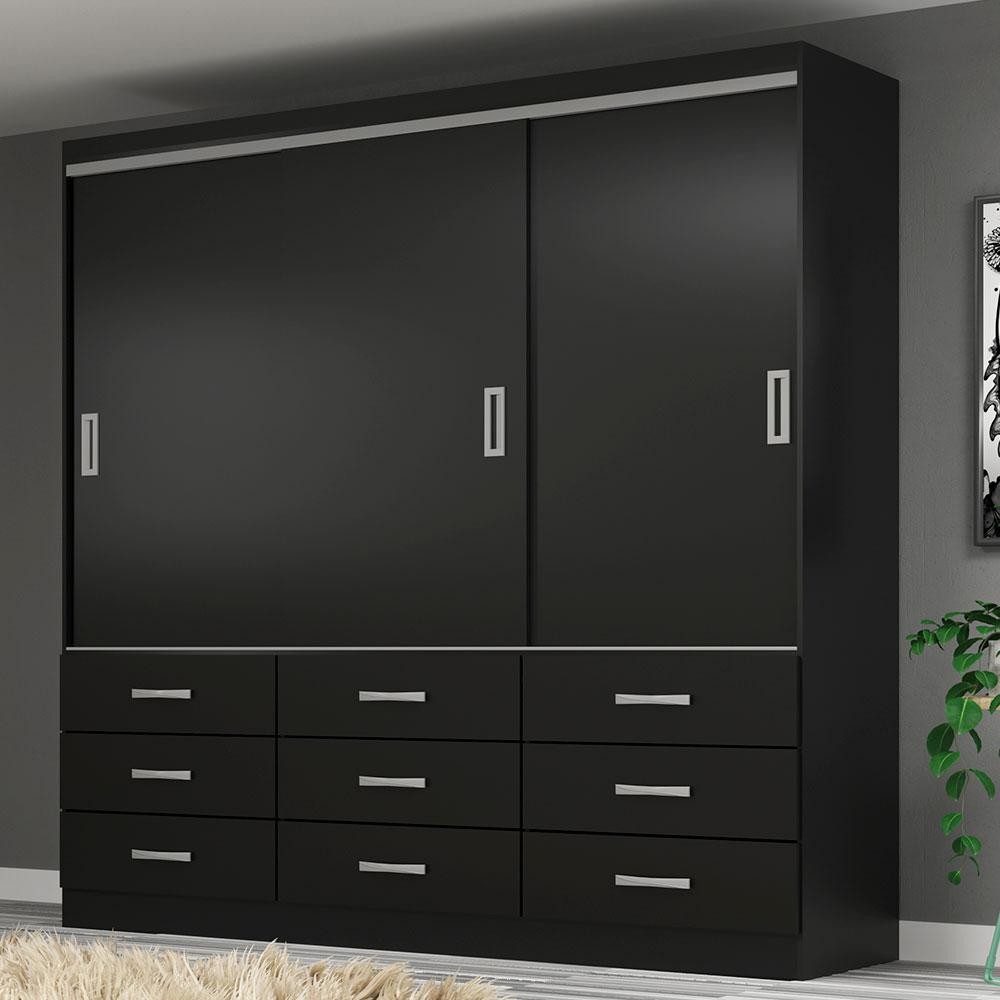 Guarda-Roupa Casal Preto: Onde Comprar | BuscaProdutos