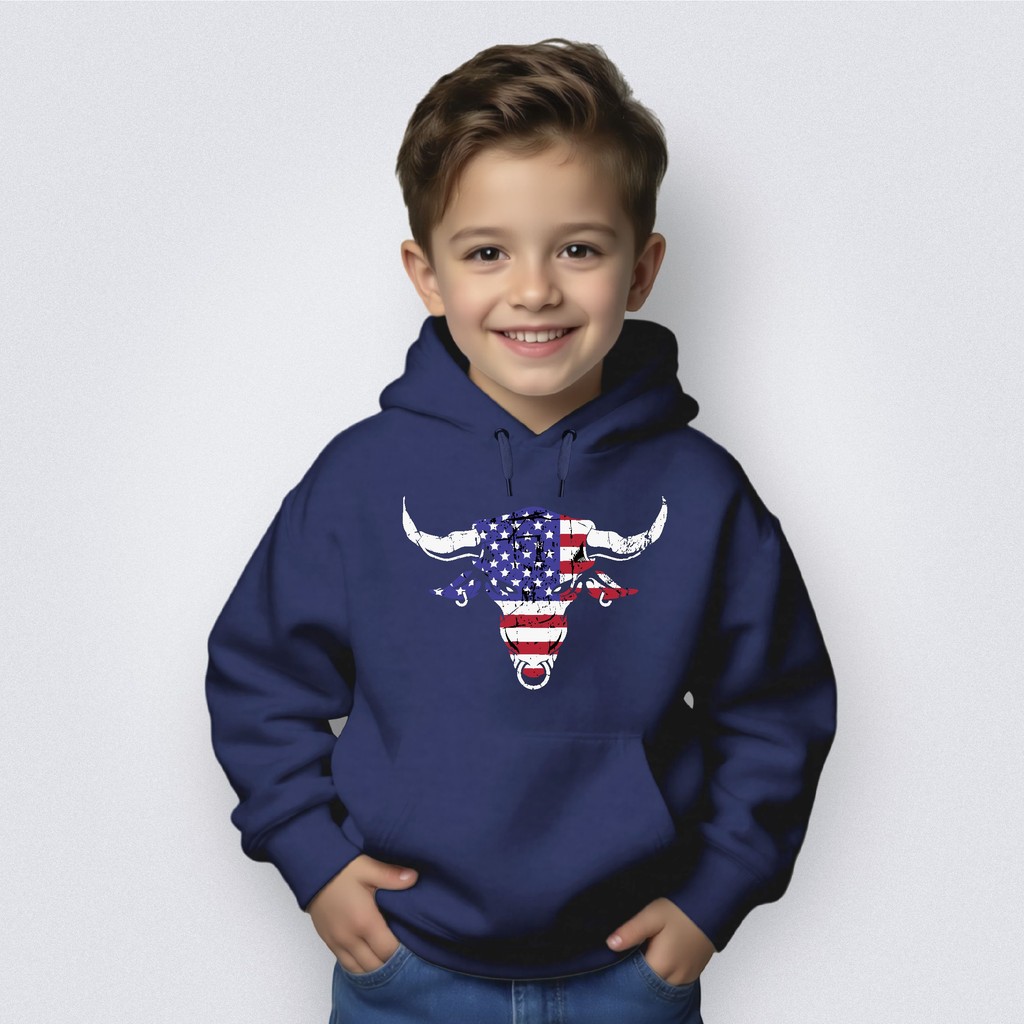 Blusa Moletom Infantil Canguru Capuz Touro USA Agro Country Farm Shopping Gola Careca Envio 24H em Oferta na Shopee