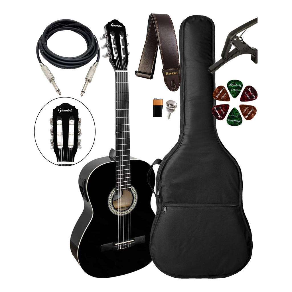 Violão Giannini Eletroacústico Start S-14 Aço C/ Kit