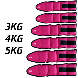 Kit 3 Pares Caneleira Peso Perna 3kg ao 5kg Rosa Reforçada Treino Funcional Academia Profissional em Oferta na Shopee