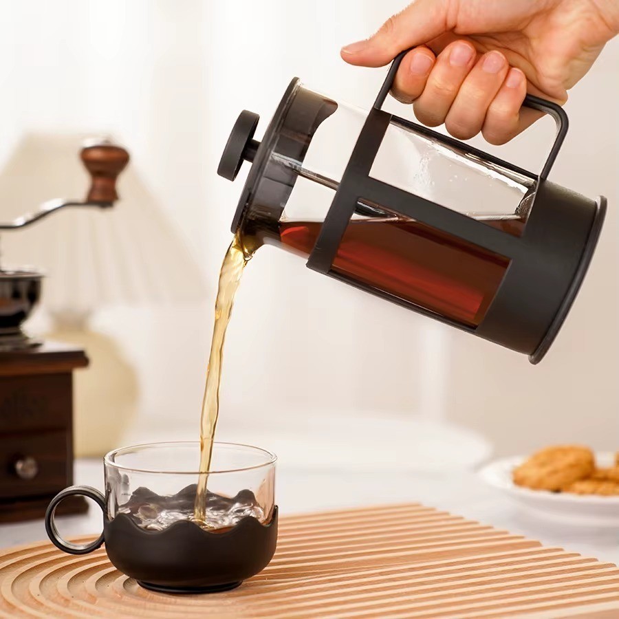 Cafeteira Prensa Francesa Cremeira 350/600ml Café Chá Em Vidro