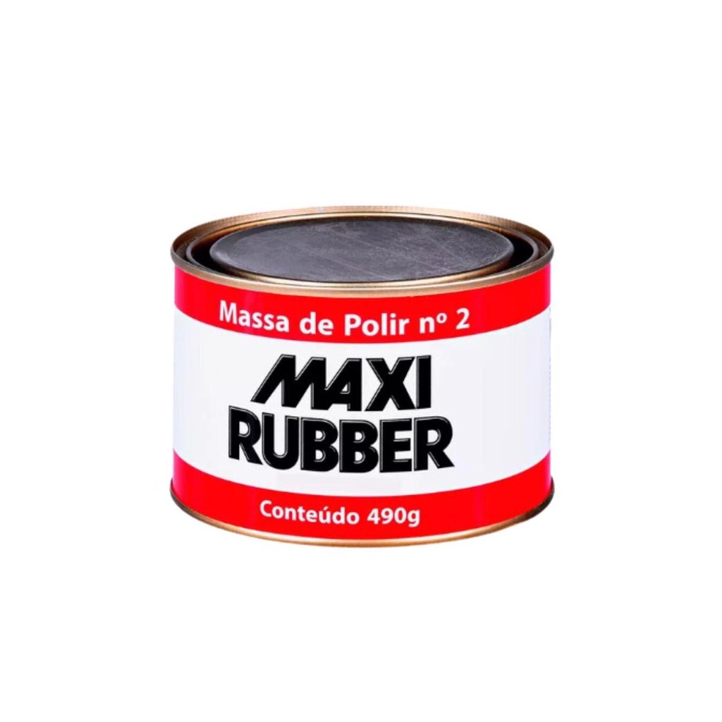 Massa De Polir Nº 2 Polimento Automotivo Maxi Rubber 490g em Oferta na Shopee