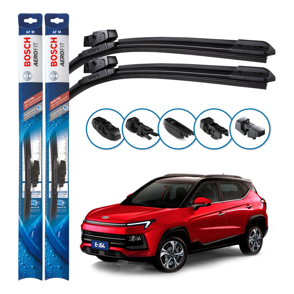 Par de Palhetas Limpador Parabrisa Multiclip Original Bosch Jac E-JS4 2022 A 2024