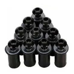 Kit Com 4 Parafusos Com Bucha Para Bolha Xt 660 E Sahara 350 Preto