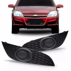 Moldura Milha Vectra Farol Auxiliar 2009 A 2011 Aro Preto