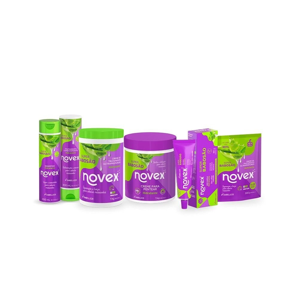 Kit Novex Super Babosão Família Completa - Beauty