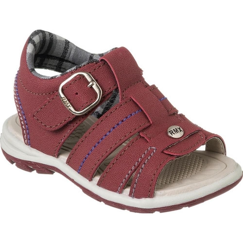Papete Sandália Infantil Menino Simples Macia Fivela Ajustável Material Resistente E Confortável