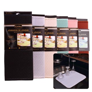 Aparador de Louça em Microfibra Tapete Escorredor 40X50CM em Oferta na Shopee