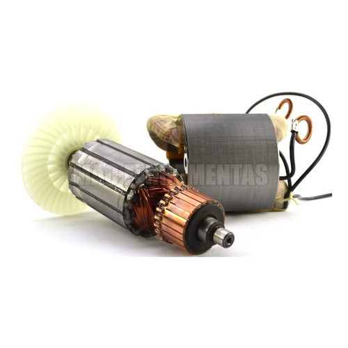 Induzido + Bobina ( Rotor e Estator ) para Politriz à Úmido WG 125 e WG 225 - 220v