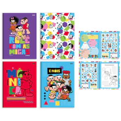 CADERNO BROCHURA 1/1 80 FOLHAS MÔNICA – SÃO DOMINGOS | 10429 – UNITÁRIO E SORTIDO