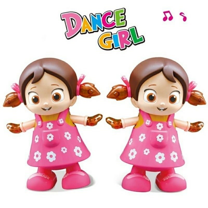 Dance Girl Boneca Fofa Musical Com Luz Som Que Canta E Dança em Oferta na Shopee