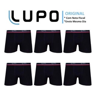 Cueca Boxer Lupo Em Algodão Masculina Cotton Original