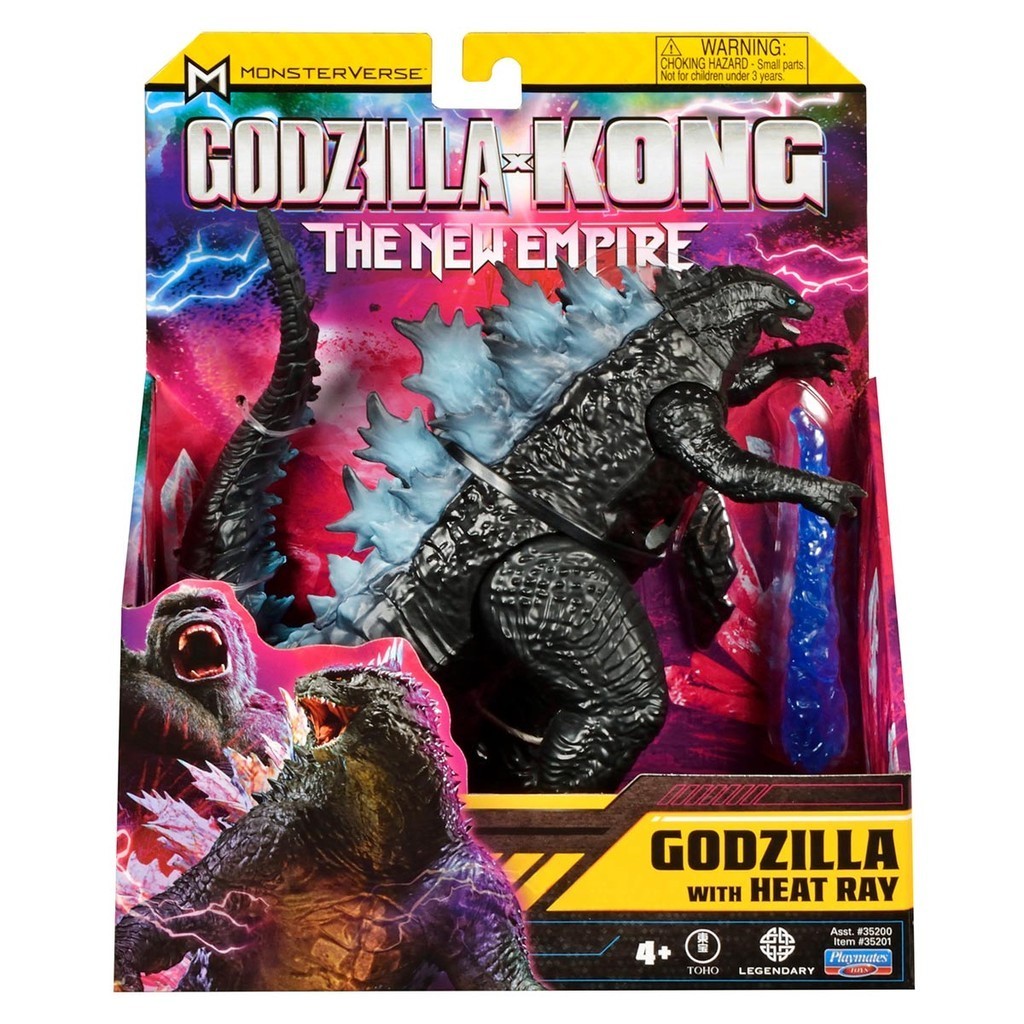 Boneco Godzilla com Raio de Calor 15 Cm - Godzilla vs Kong - Hobbies & Collections