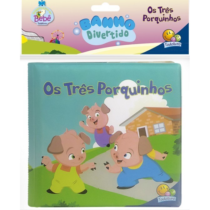 Banho Divertido - Os Três Porquinhos