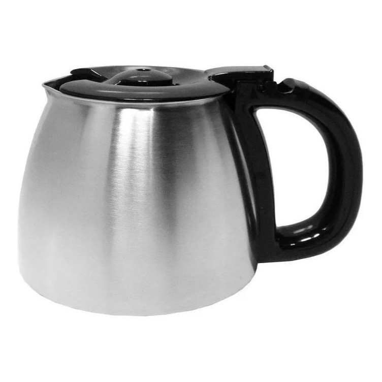 Jarra para Cafeteira Britânia CP30 / CP30 Inox / Inox 30 Temp / CB30 Inox  Preta em Aço Escovado Original