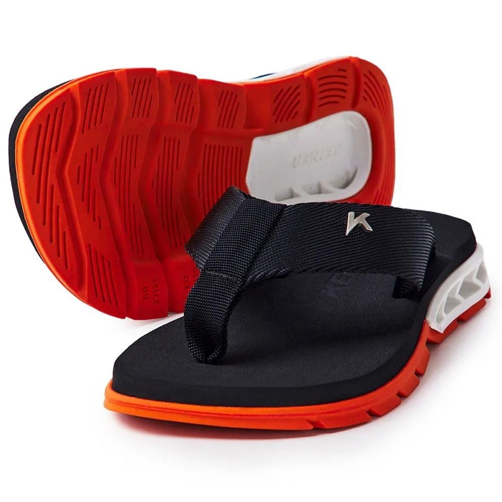 Chinelo Infantil Kenner Rakka Kids - Preto e Branco em Oferta na Shopee