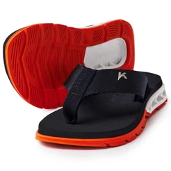 Chinelo Infantil Kenner Rakka Kids - Preto e Branco