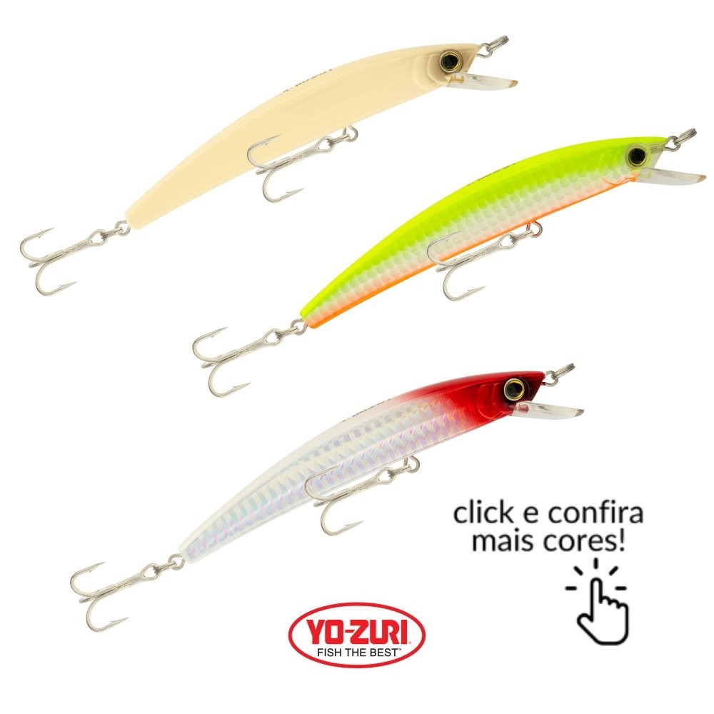 Isca Yo-Zuri Crystal Minnow 90F - 9cm - 7,5g Floating